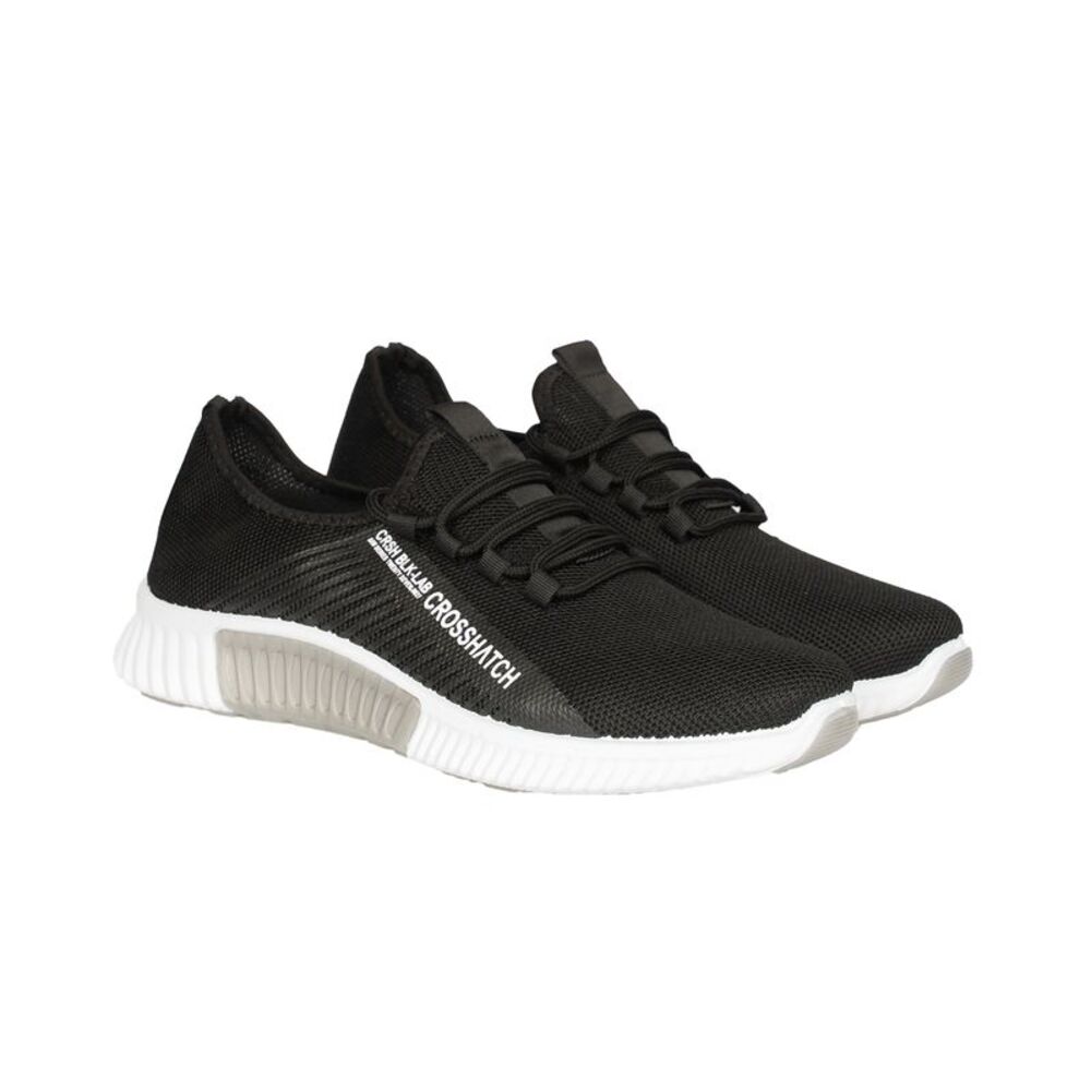 Crosshatch Mens Nimbus Sneakers / Black